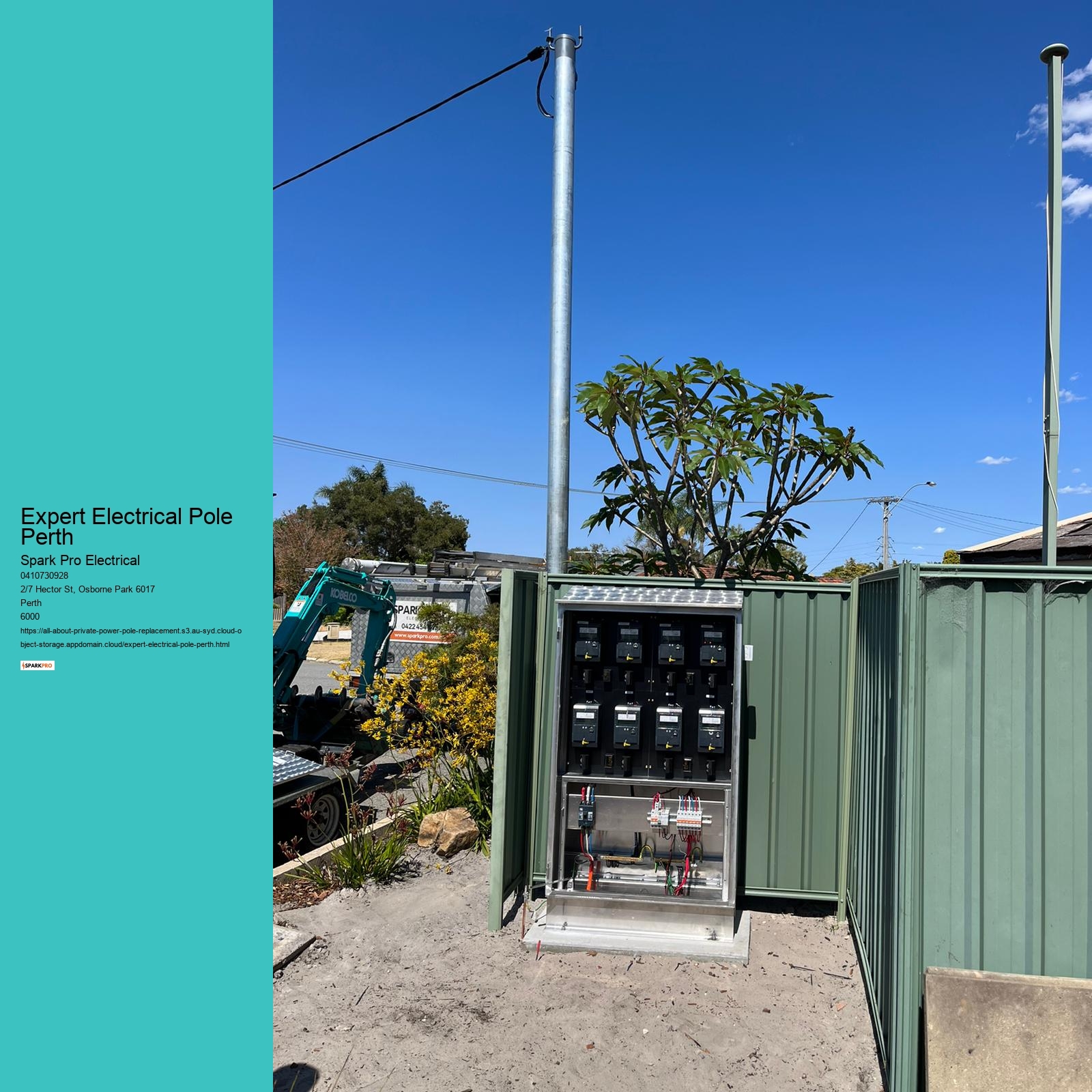 Expert Electrical Pole Perth