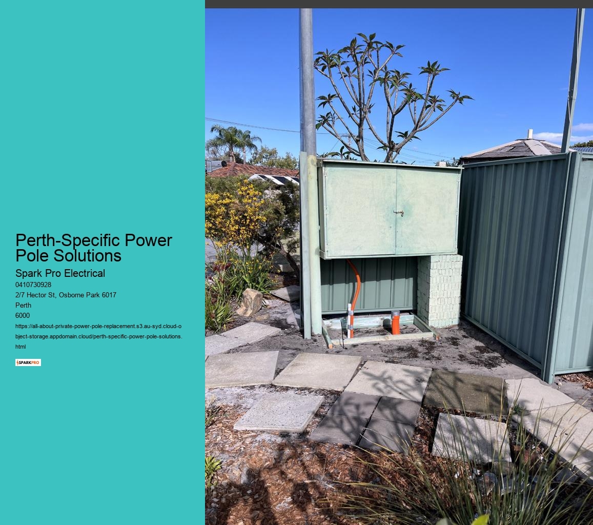 Comprehensive Power Pole Services for Perth